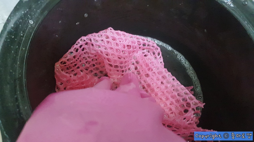 주방세제로-닦기