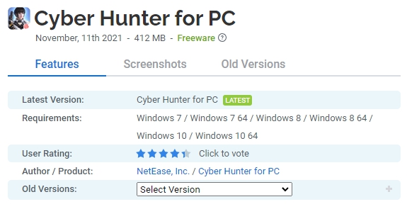 Cyber-Hunter-for-PC