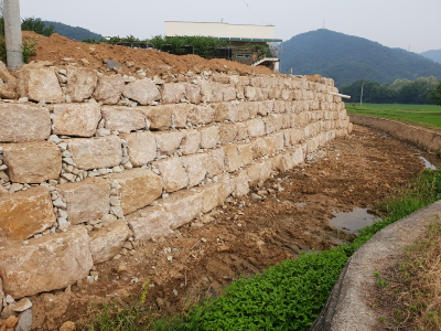 전석 시공 사진