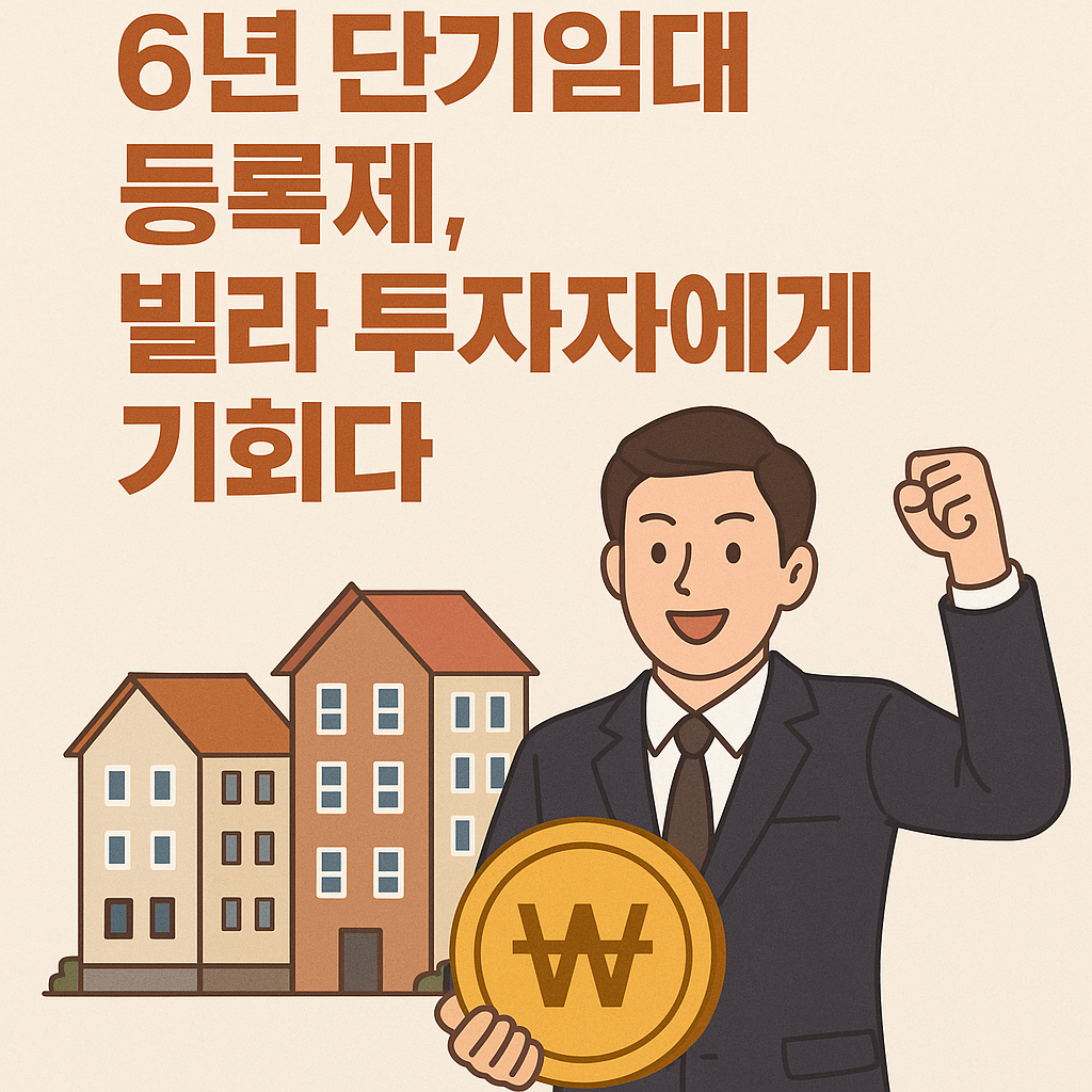 2025년 부활하는 6년 단기임대 등록제, 빌라 투자자에게 기회다
