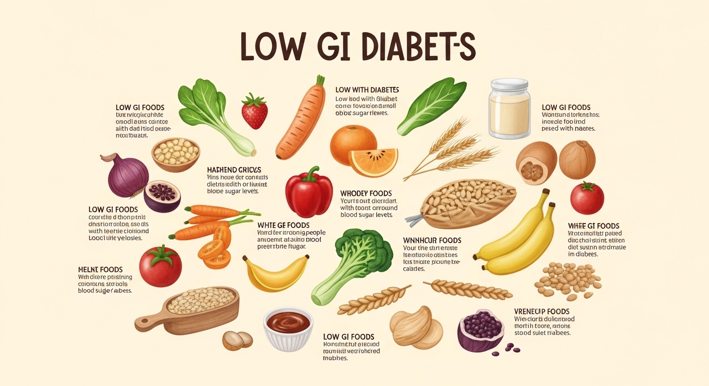 당뇨예방식단, GI지수, 저GI식품, 혈당조절, 건강식단, 귀리, 고구마, 당뇨식사법, 식이섬유, 인슐린관리