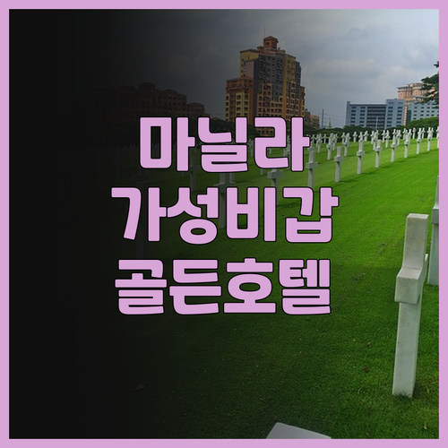 골든 피닉스 호텔 마닐라.. 가성비 
