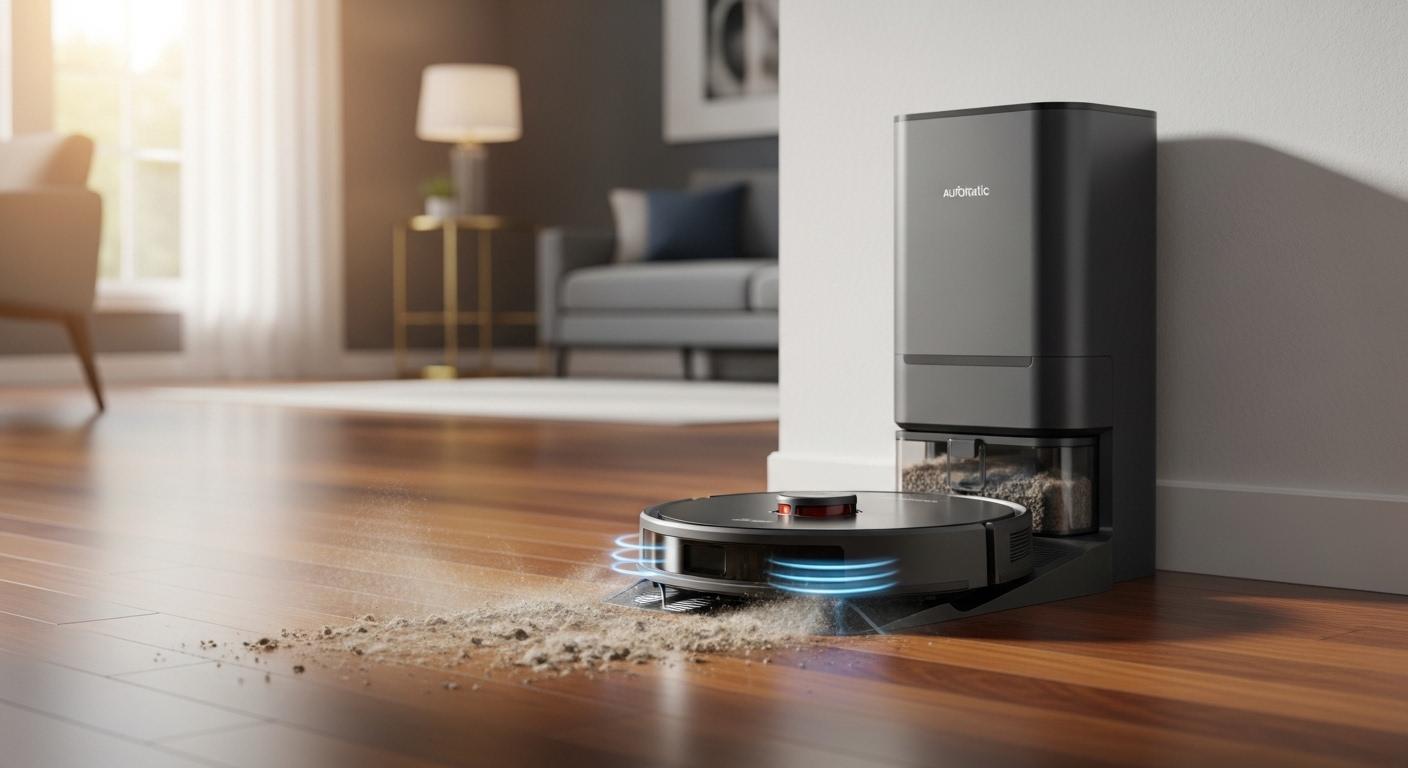 흡입력 자동 먼지비움 로봇청소기