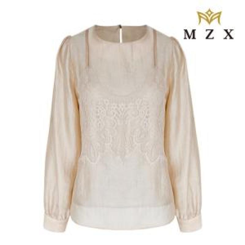 엠지엑스 샤이닝 레이스 뷔스티에 블라우스