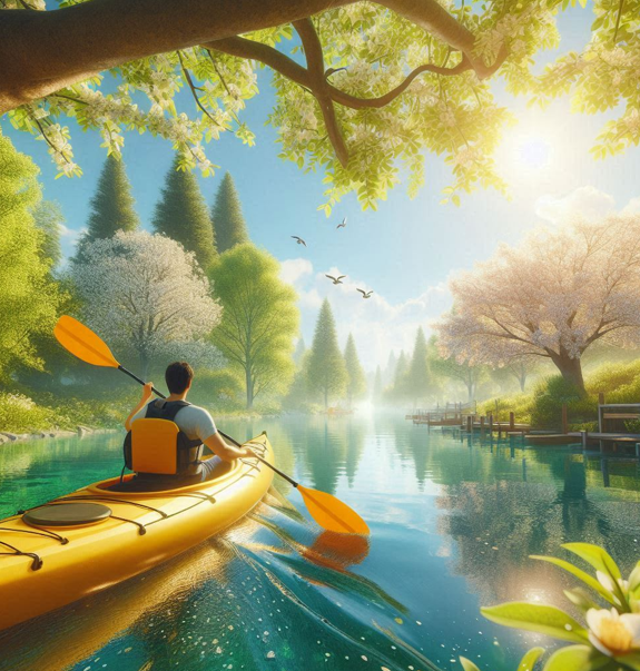 봄 여행 이색 체험 카약