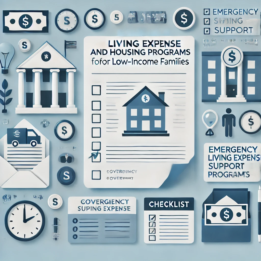 저소득층 정부 지원과 관련한 인포그래픽 일러스트