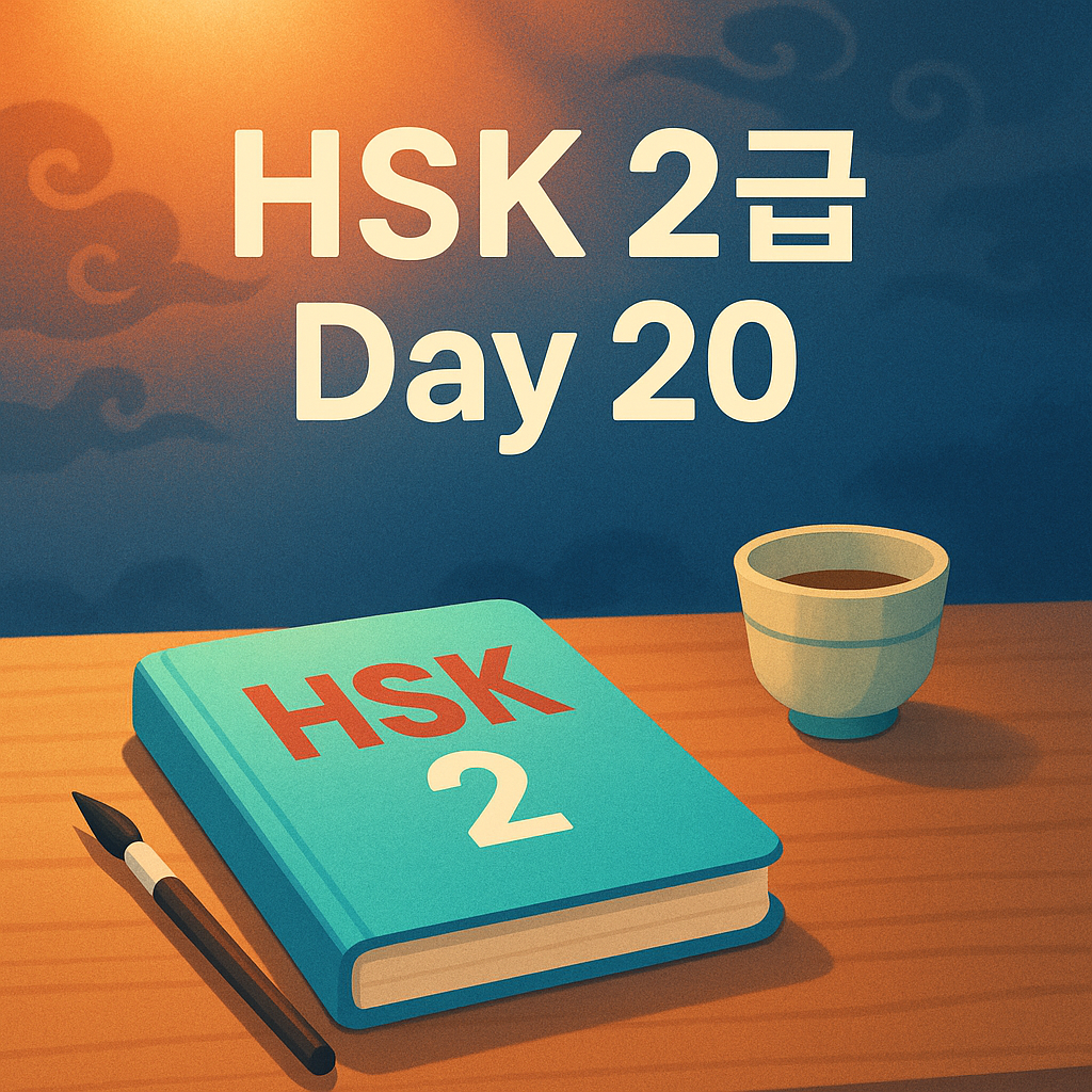 HSK 2급 단어 공부