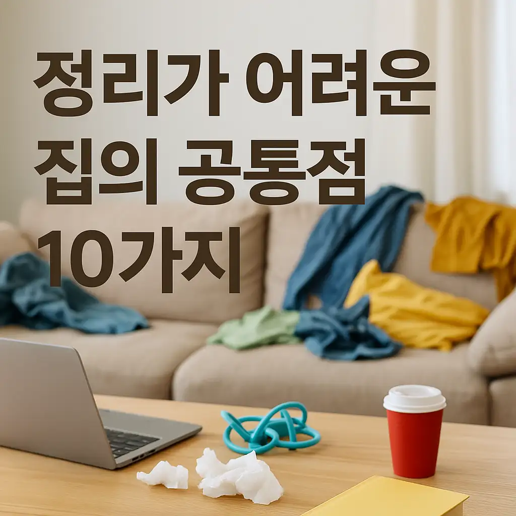 물건이 많은 집의 공통점 10가지