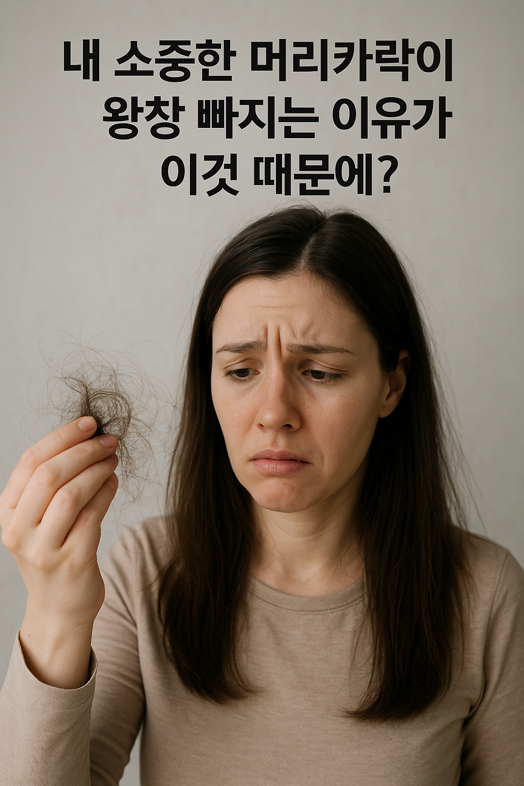 머리 감을 때 머리카락이 많이 빠지는 건 정상일까
