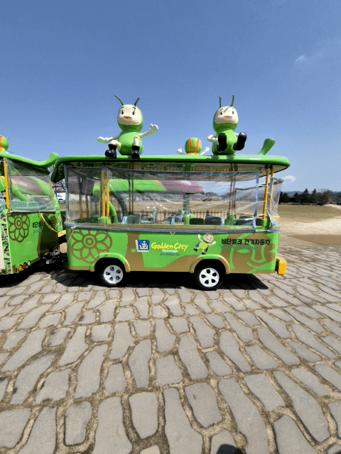 경주 여행가면 꼭 타야하는 비단벌레 전동차