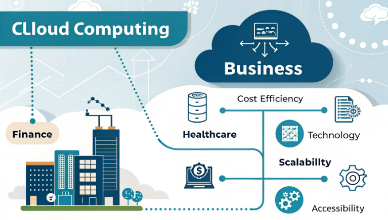 클라우드 컴퓨팅 이미지 화면입니다.