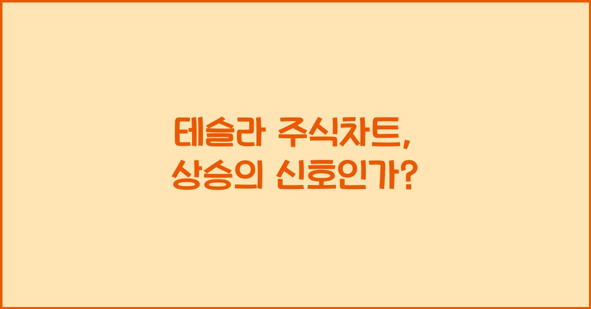 테슬라 주식차트