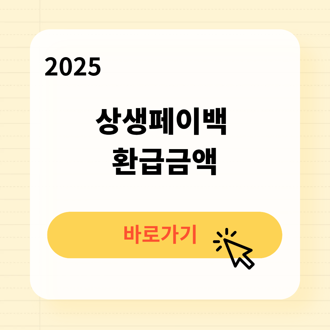 상생페이백 환급금액 조회방법