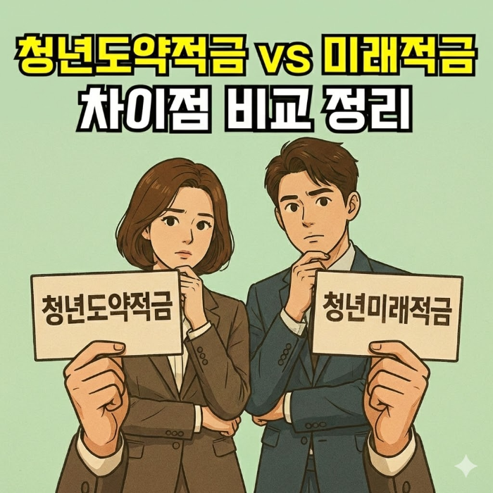 청년미래적금 출시일과 청년도약계좌 차이점 총정리