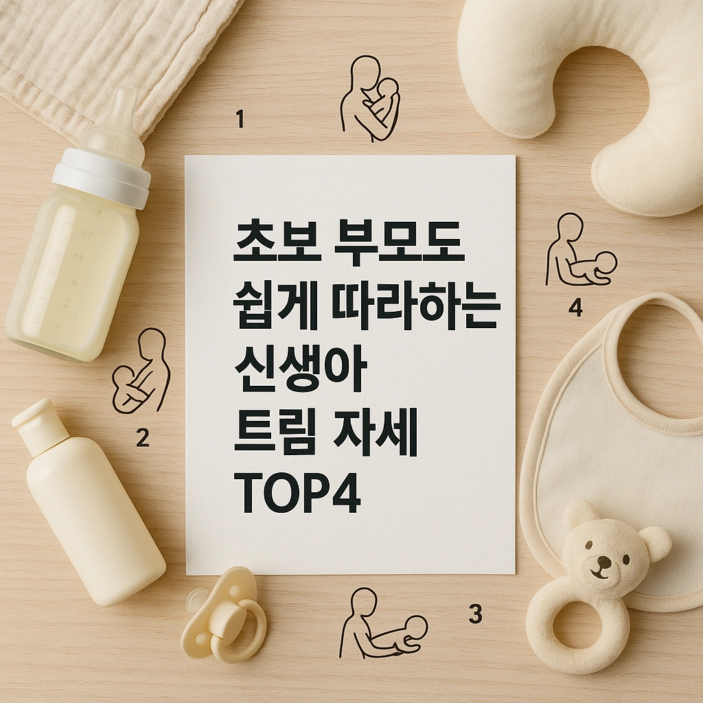 초보 부모도 쉽게 따라하는 신생아 트림 자세 TOP4