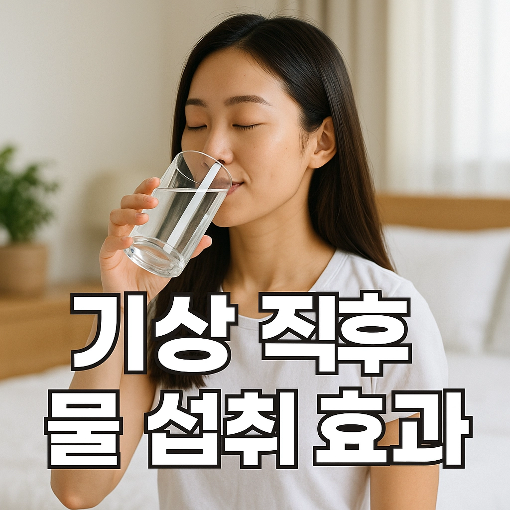 기상 후 물 한 컵이 가져다주는 놀라운 건강 효과