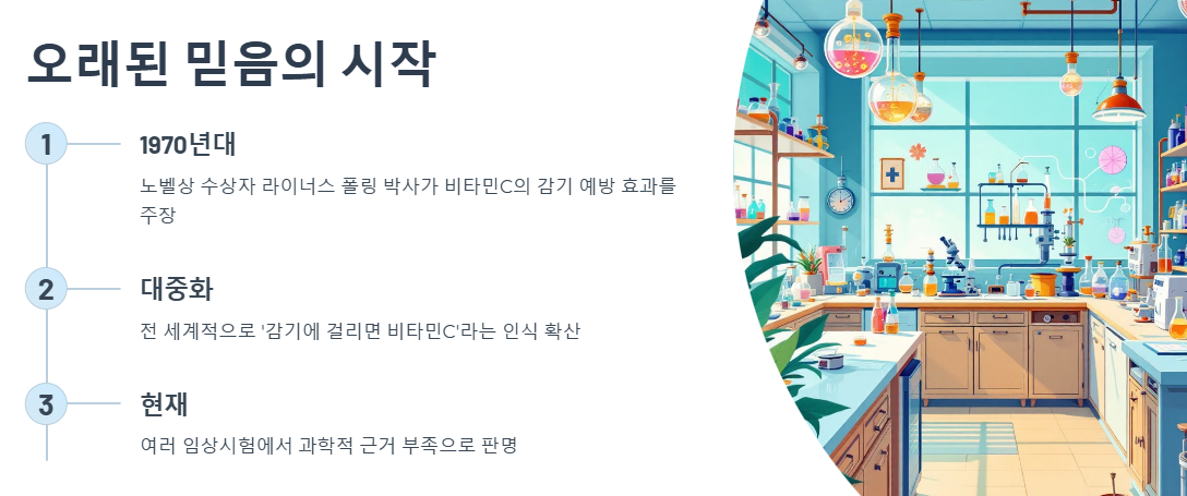 비타민C와 감기: 오래된 믿음의 시작