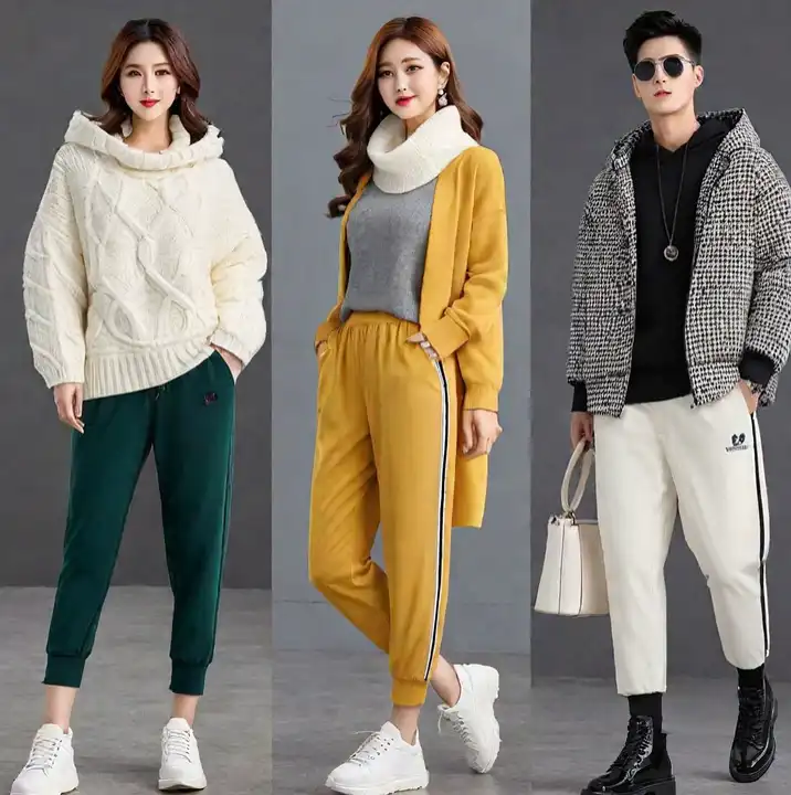 겨울 바지 코디 추천. 여성 기모바지, 남성 기모 팬츠