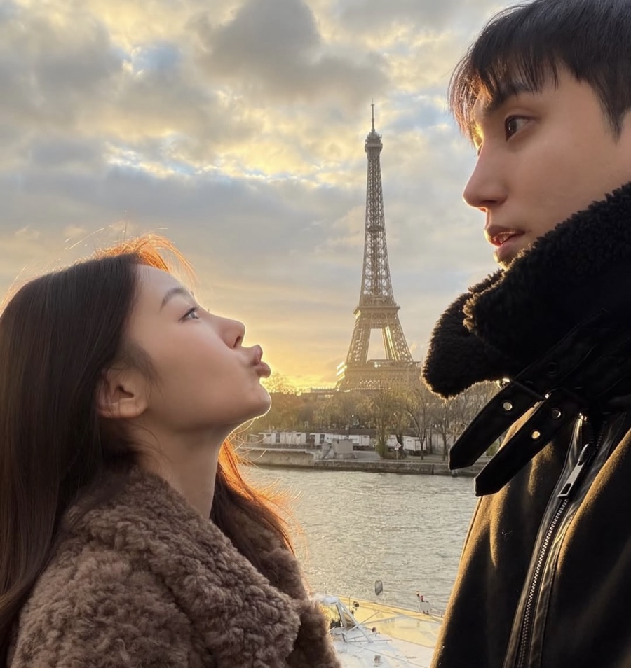 유정님의 인스타 전 게시물. 창진과 함께 찍은 사진