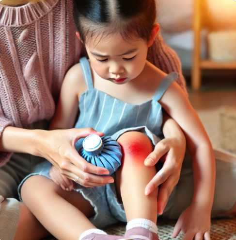 아이들 타박상 발생 요인, 초기 대응 및 회복 방법