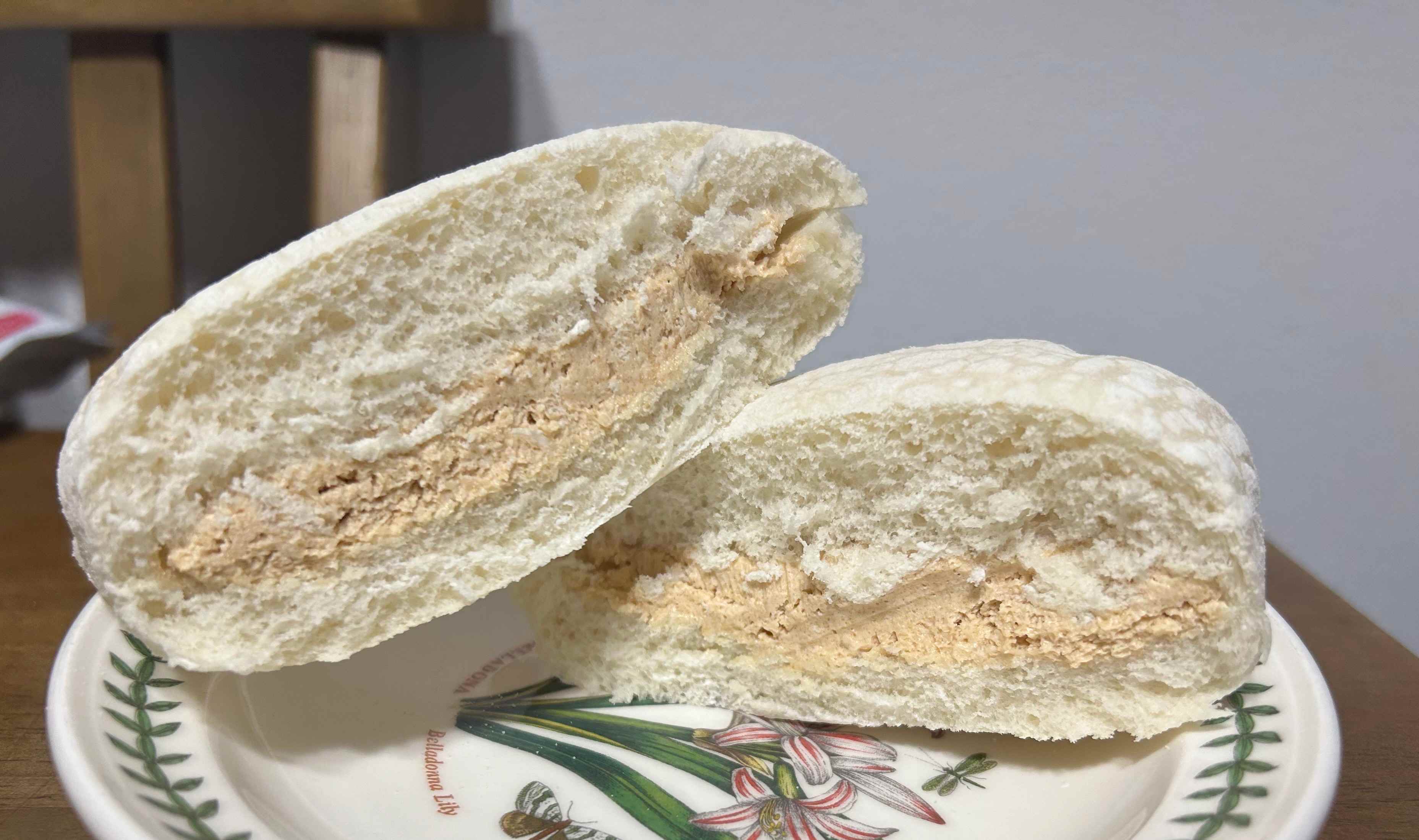 한살림 콩콩크림빵 단면