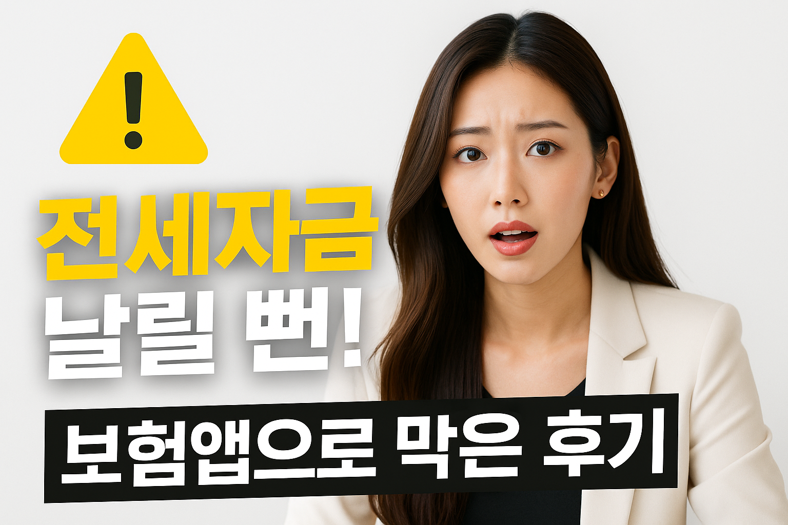 전세자금 날릴 뻔! 보험앱으로 막은 후기 – 긴급한 순간, 실속 있는 보험 활용 사례 이미지