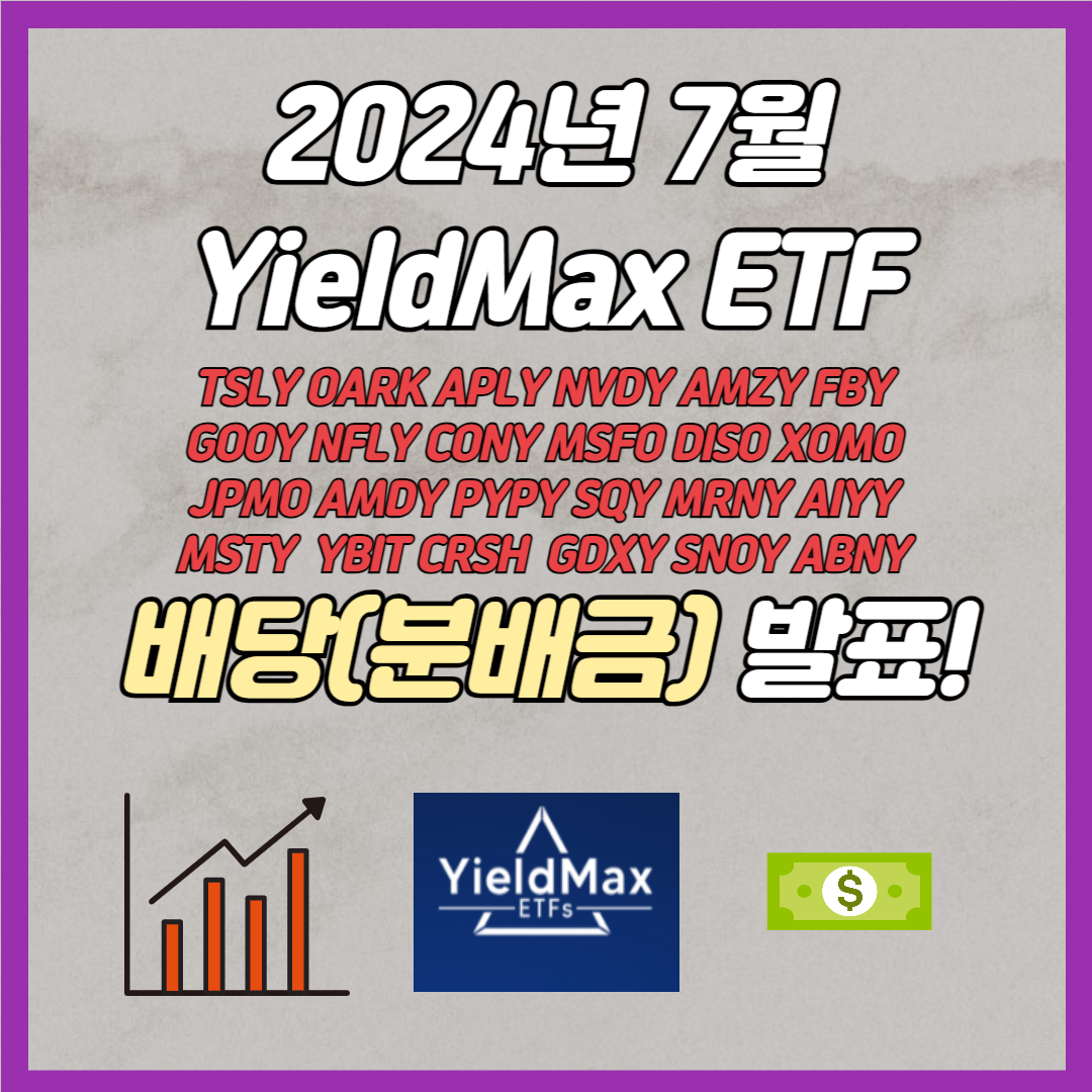 일드맥스 7월 배당(분배금)
