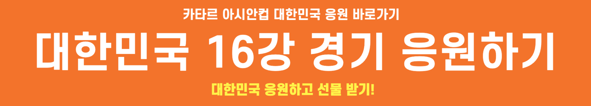 국가대표-카타르-아시안컵-대표팀응원하기