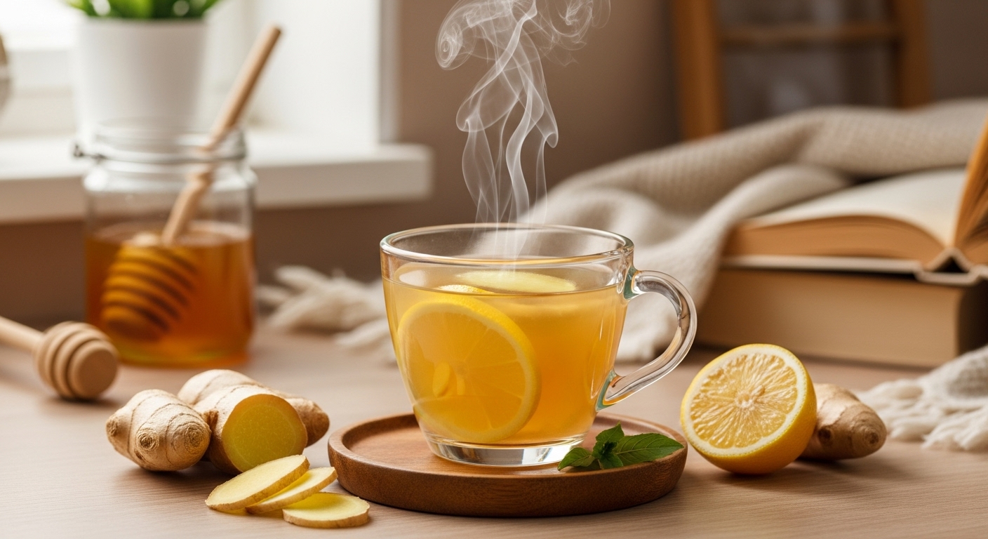 감기 뚝! 면역 UP! / 집에서 즐기는 / 생강차 레시피