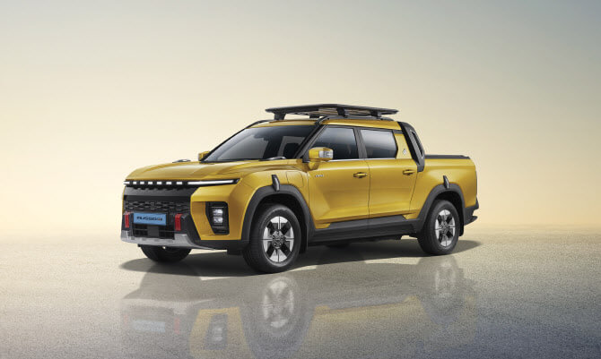 KG모빌리티, '무쏘 EV' 사전계약 시작, 트림 및 가격