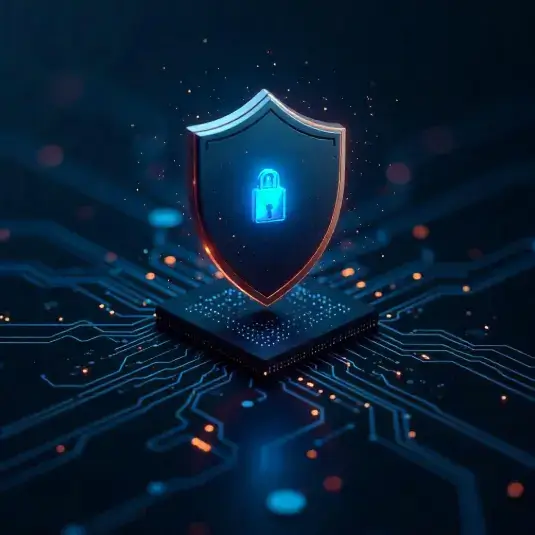 SKT 유심 무상 교체로 강화된 통신 보안 시스템을 상징하는 이미지. 유심 무료 교체 이후 적용되는 FDS 시스템 시각화