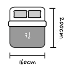 침대 킹 사이즈