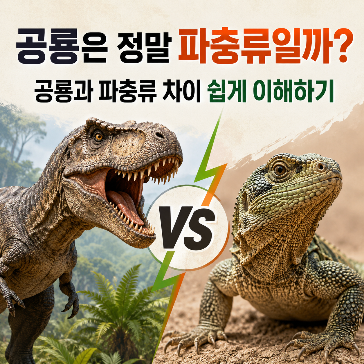 공룡은 정말 파충류일까