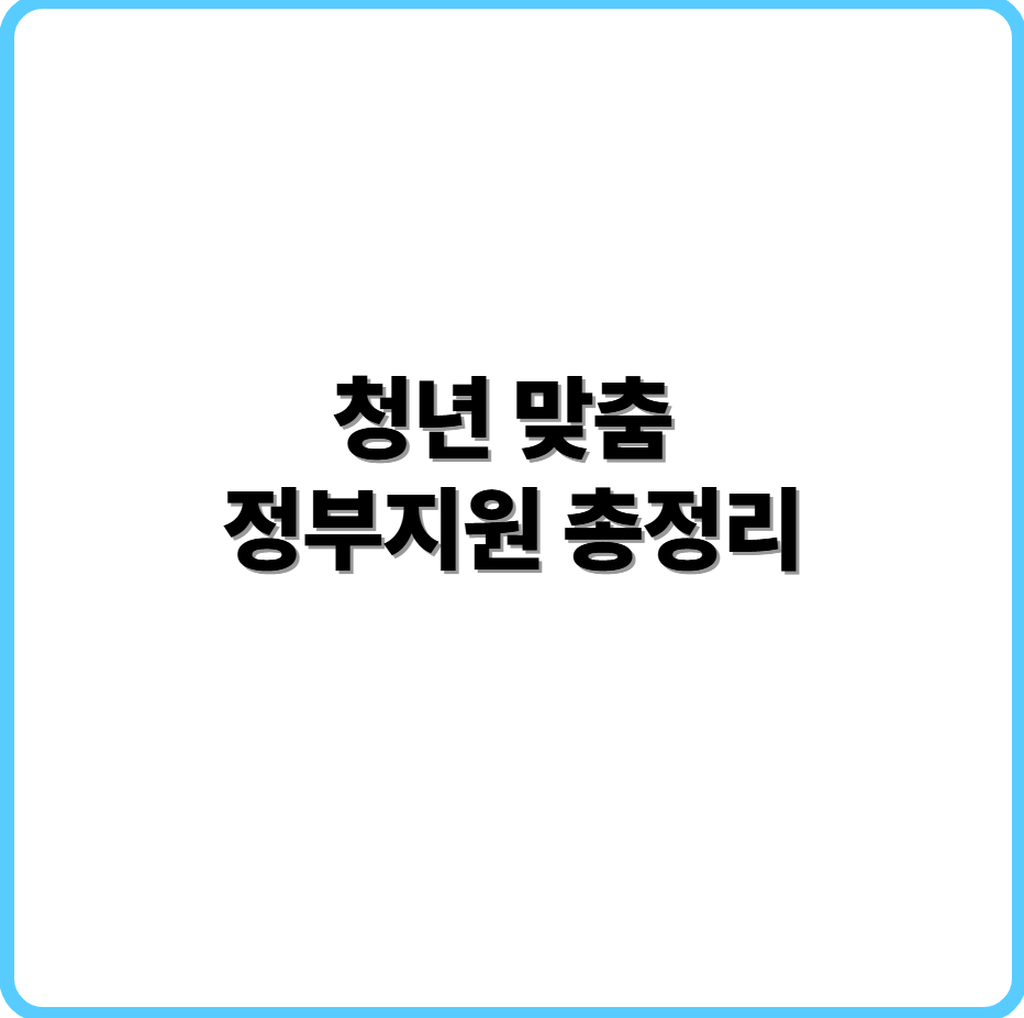 2025 정부 지원 제도