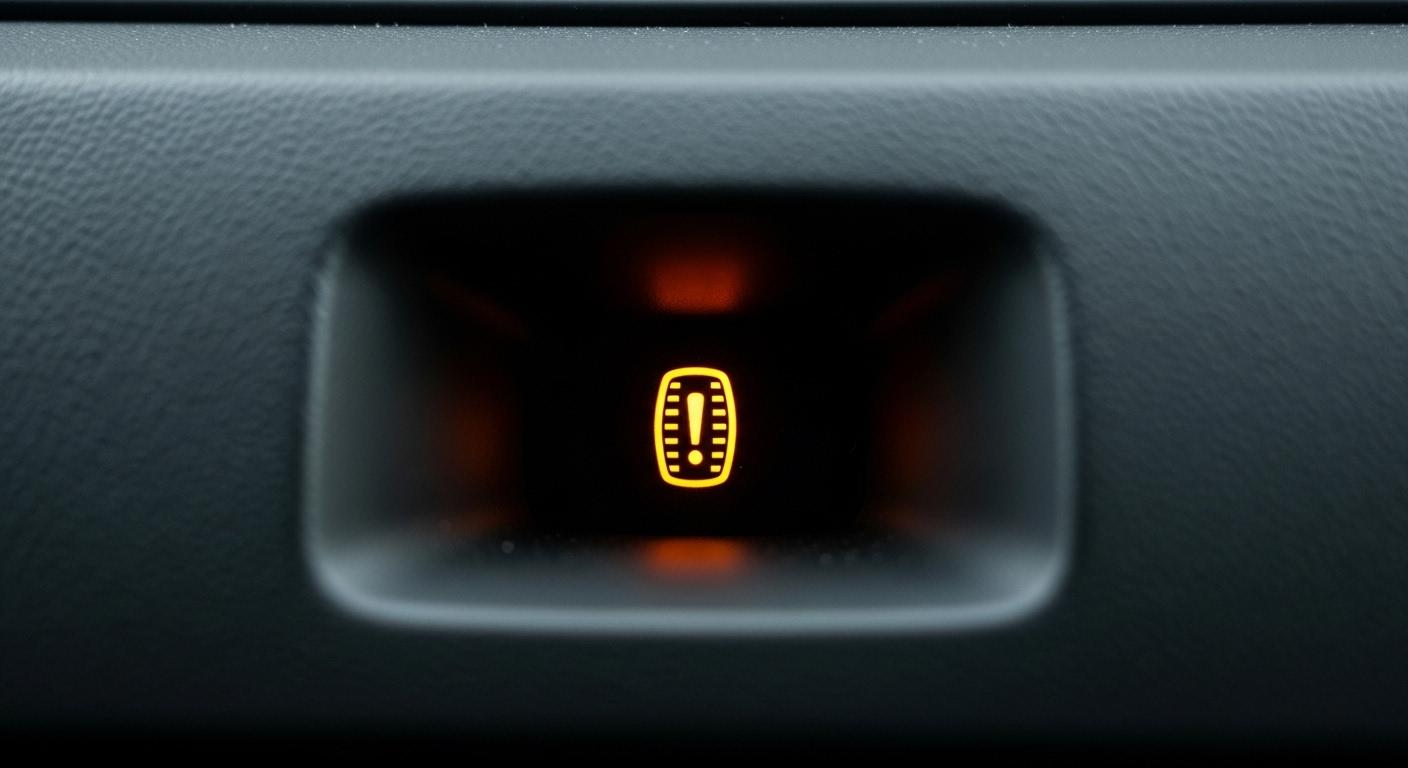 자동차 공기압 경고등 겨울