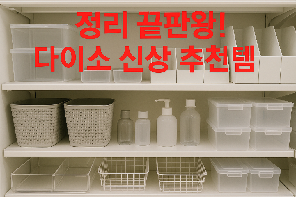 다이소 신상 정리템으로 집안 대변신 성공기