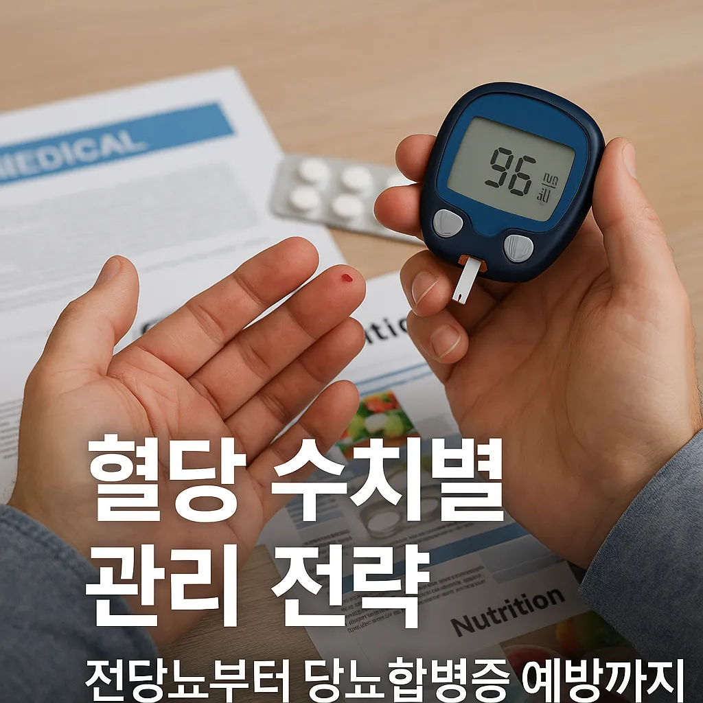 혈당 수치별 관리 전략 – 전당뇨부터 당뇨 합병증 예방까지