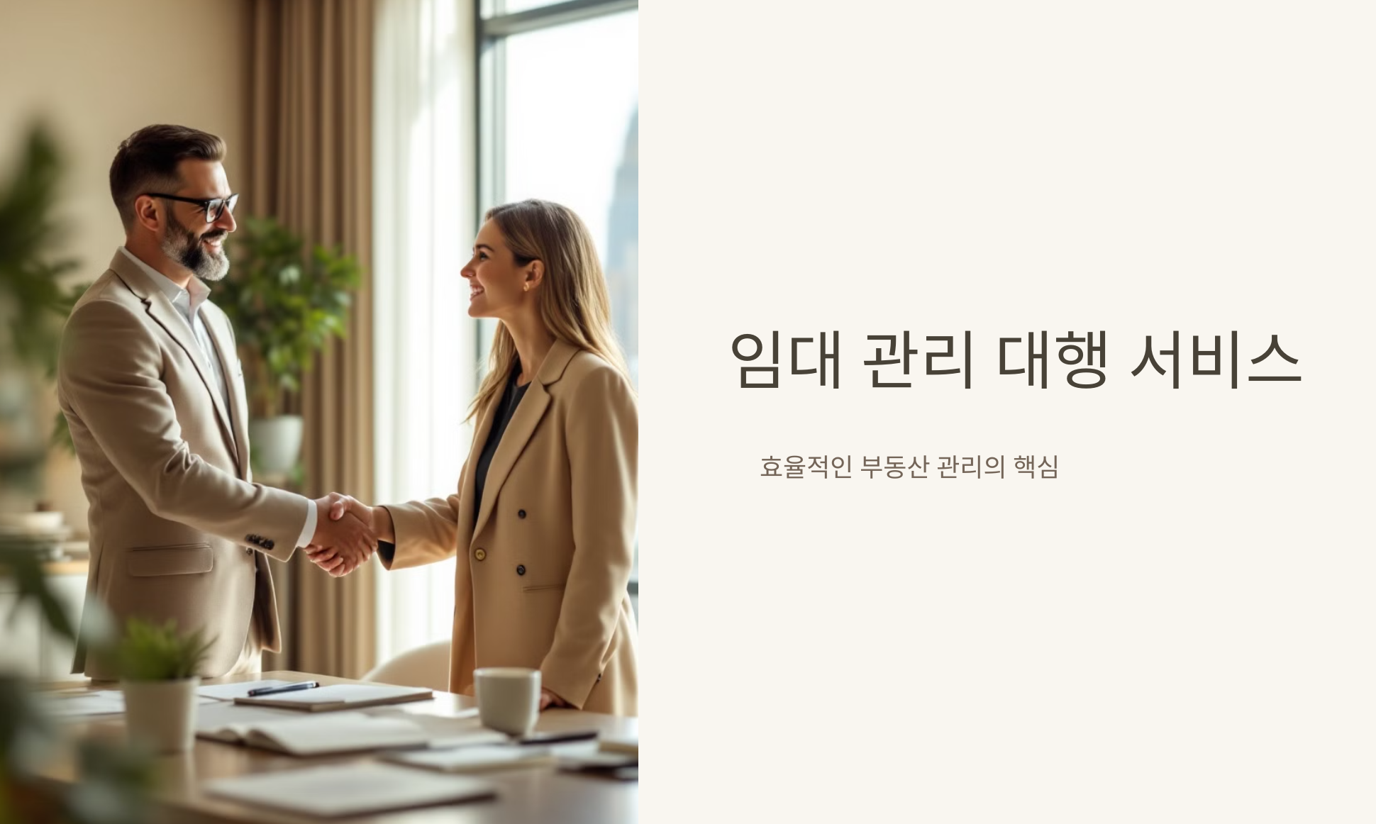 임대 관리 대행 서비스