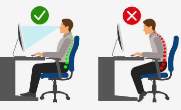 올바른 앉은 자세