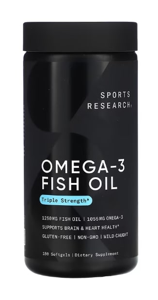 오메가3 피쉬 오일, 3배 강도, 소프트젤 180정