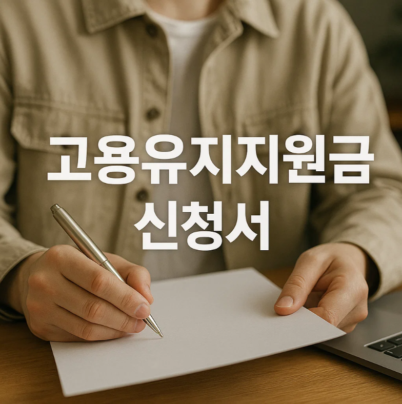 고용유지지원금 신청서