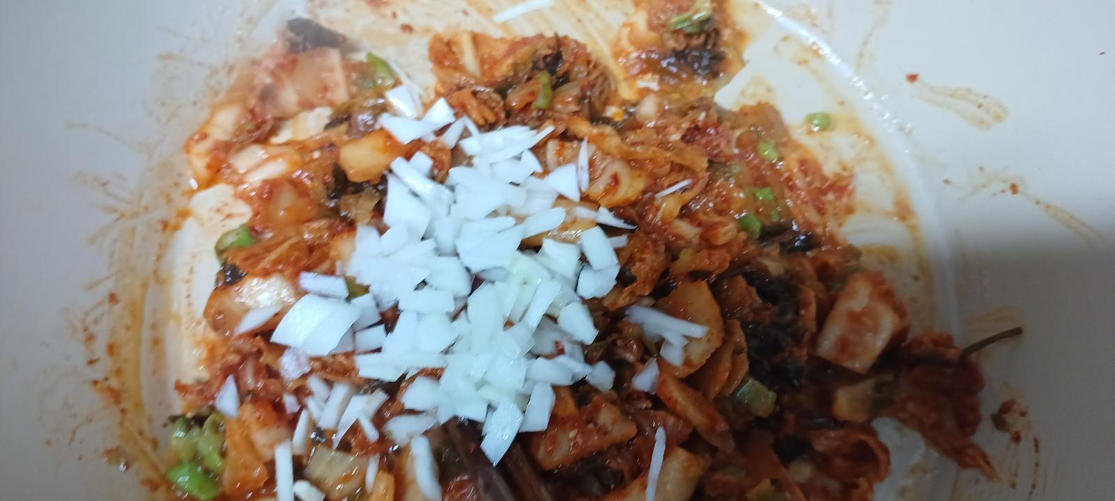 양파 넣기