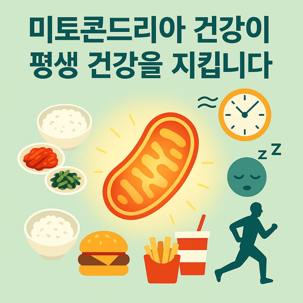 미토콘드리아 건강이 평생 건강을 지킵니다.