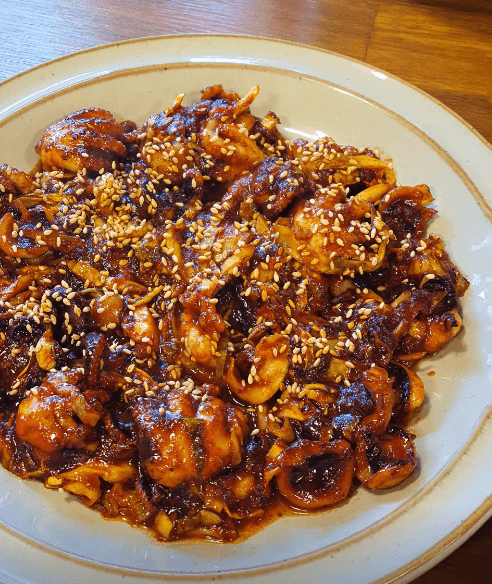 판매하는 쭈꾸미볶음 사진