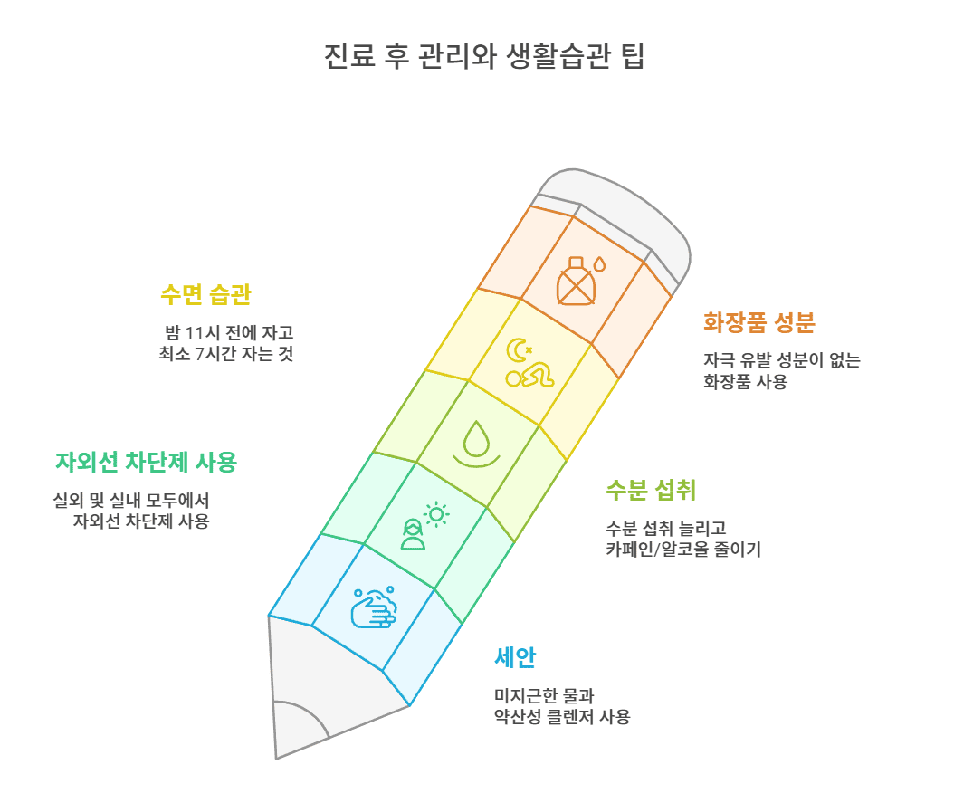피부과 진료 후 관리와 생활습관 팁