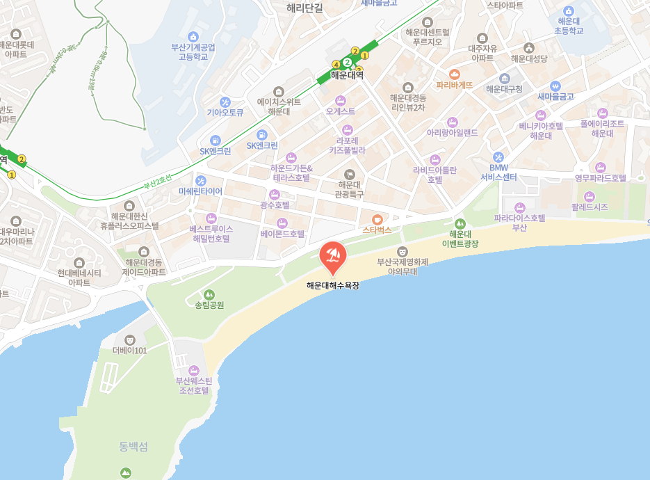 부산 해수욕장 개장일 안내