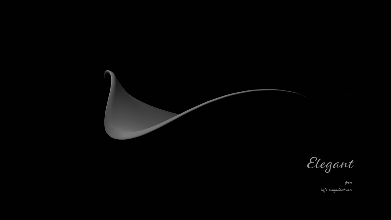 12 블랙 추상 C - Elegant 검정배경화면