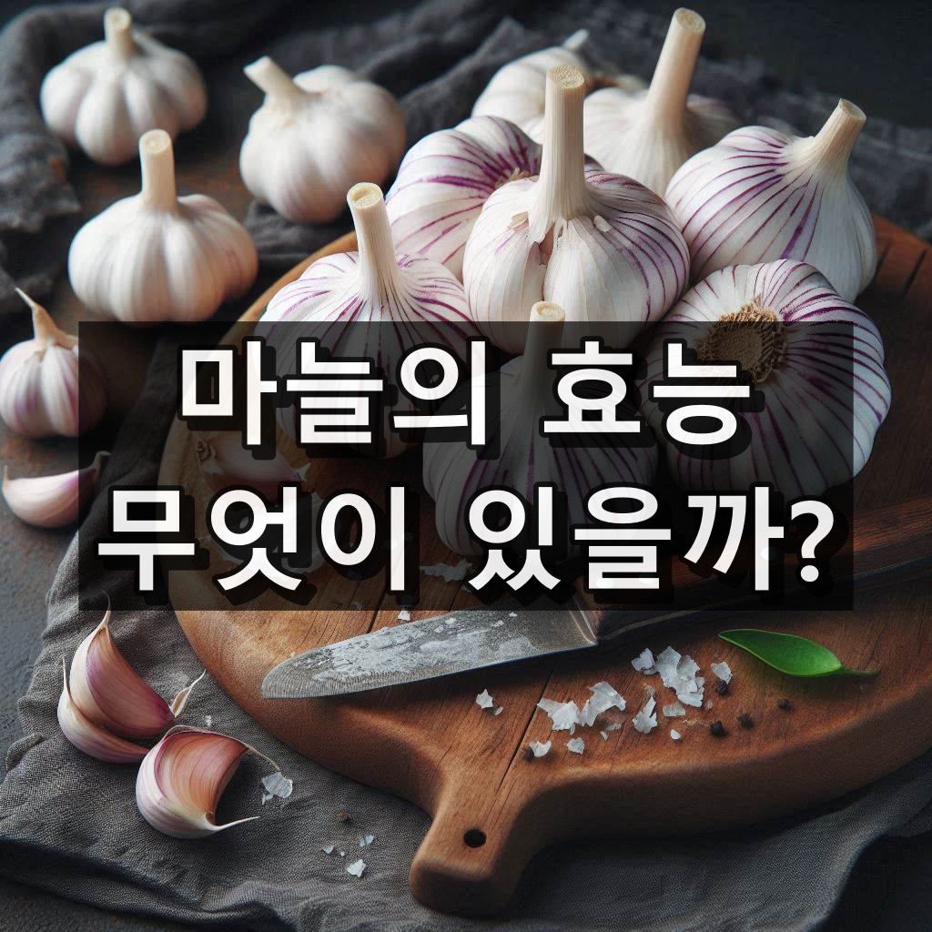 마늘의 효능