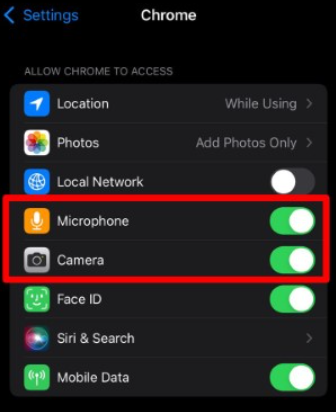 아이폰-크롬-설정