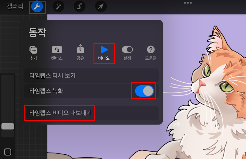 프로크리에이트 비디오